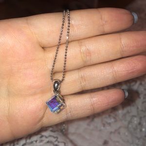 Costume jewelry crystal necklace